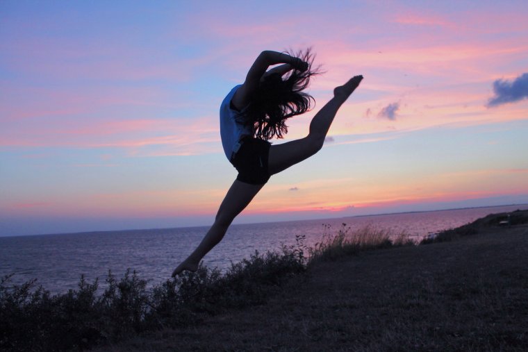 Шпагат тень