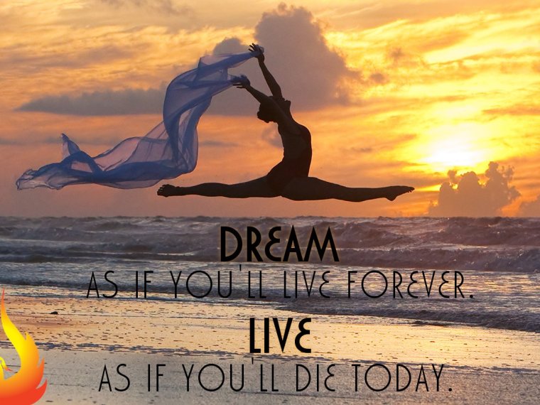 Шпагат на закате