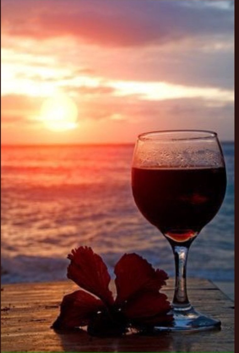 Вино на закате