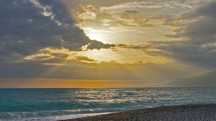 Закат морской Абхазия Сухум