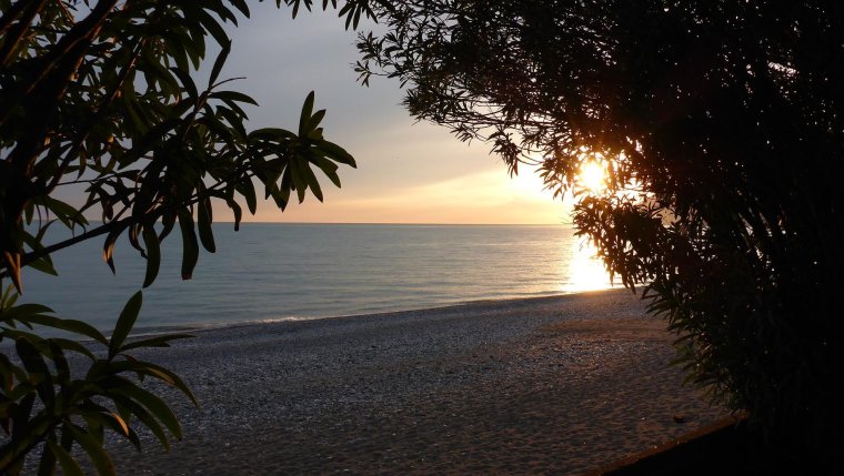 Абхазия море пейзажи