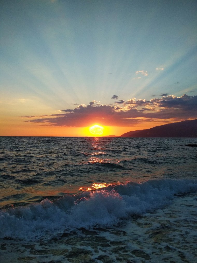 Вечер на море Абхазия