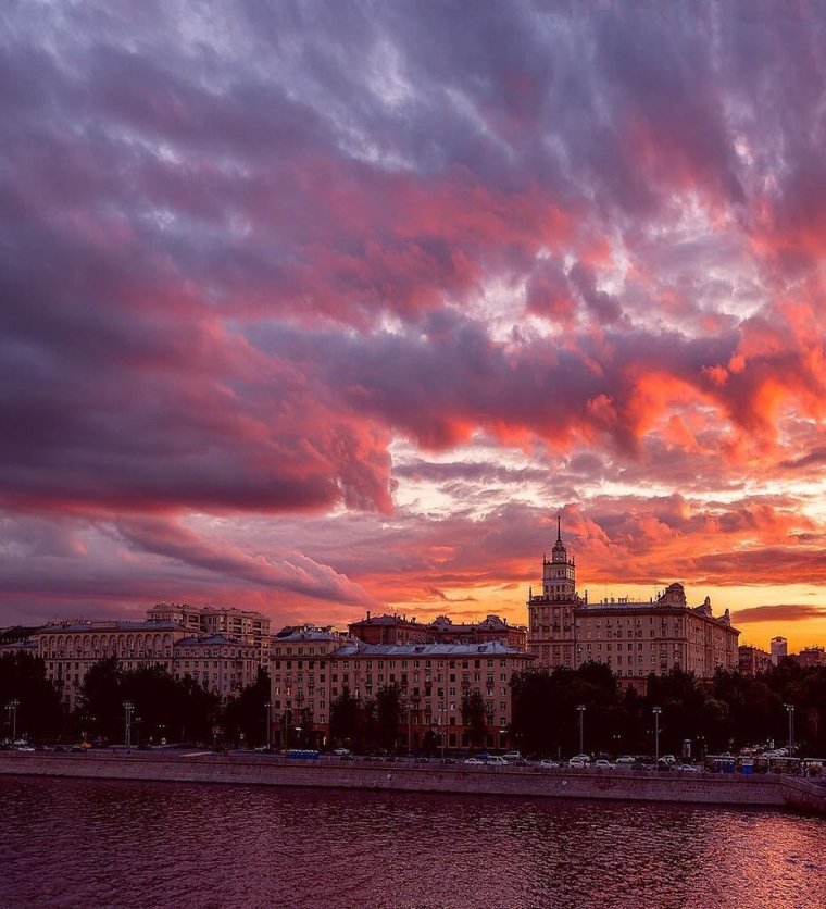 Закаты в Москве места