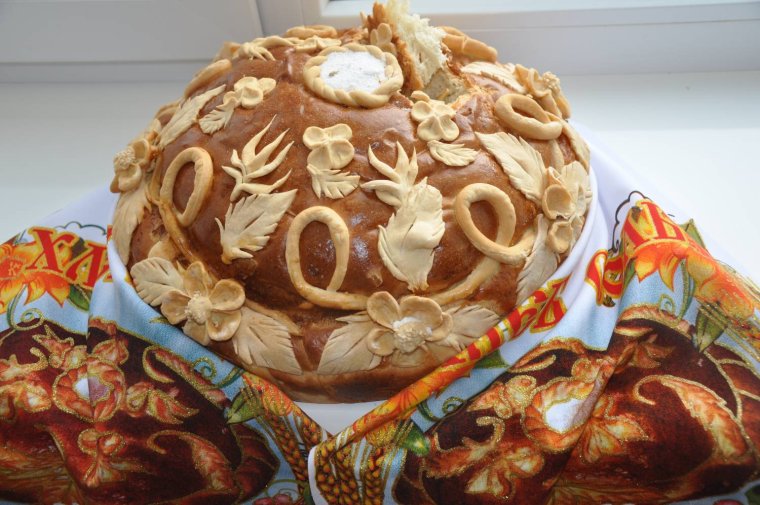 Красивые караваи из дрожжевого теста