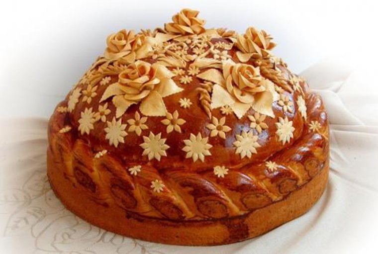 Каравай на прозрачном фоне