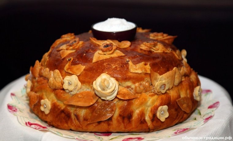 Свадебный каравай золотой Колос