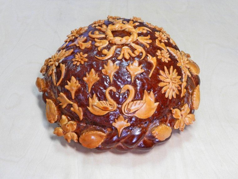 Каравай из соленого теста