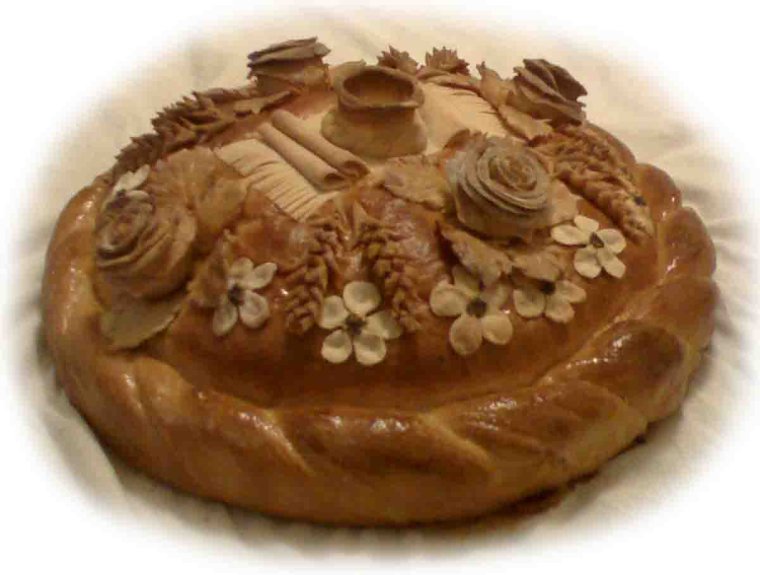 Украшение каравая на свадьбу