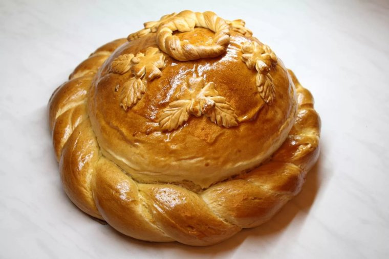 Украшения из теста для каравая