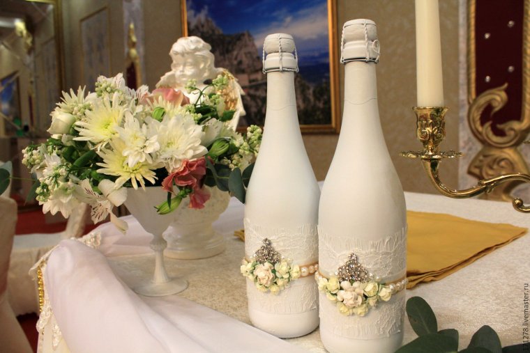 Бутылки быки Свадебные
