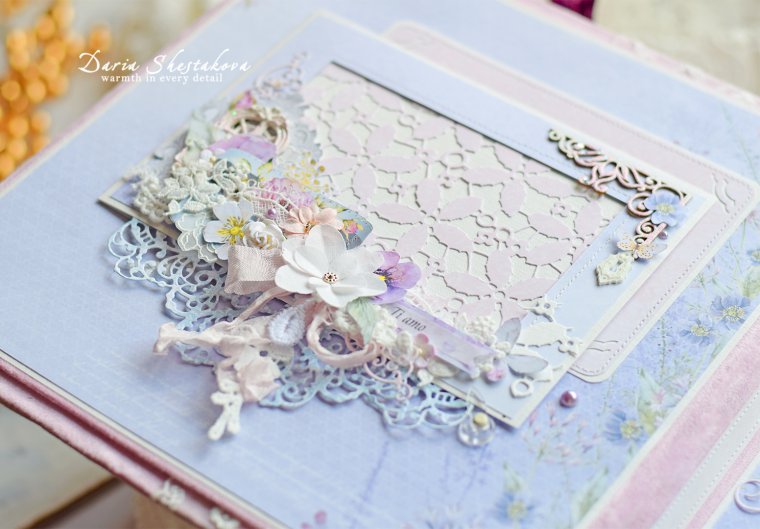SCRAPMANIA_TM свадебный альбом "в этот день" Скрапбукинг