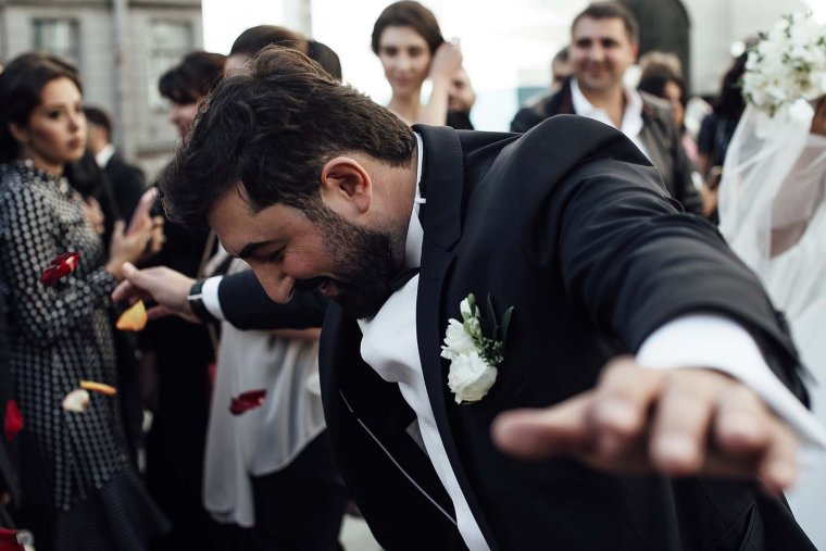 Свадебная церемония в ресторане