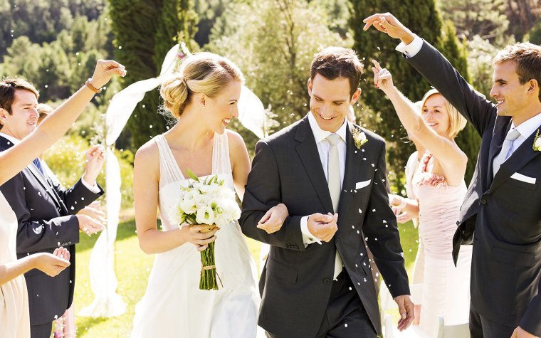 Жених и невеста церемония