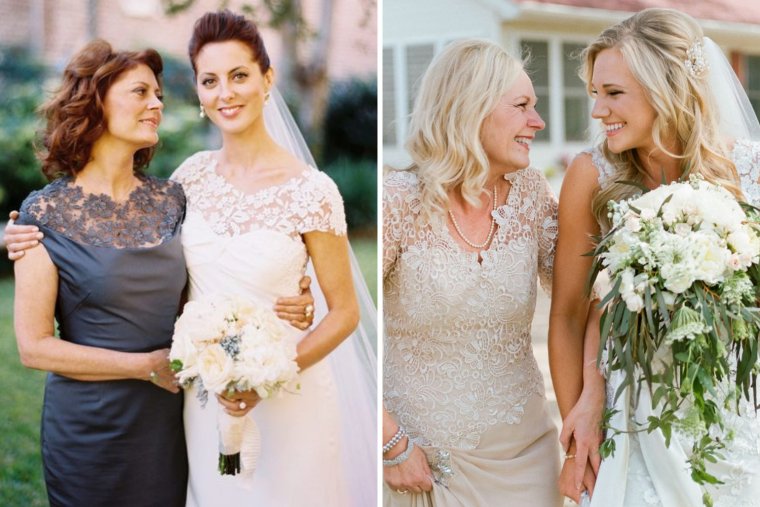 Мама невесты на свадьбе