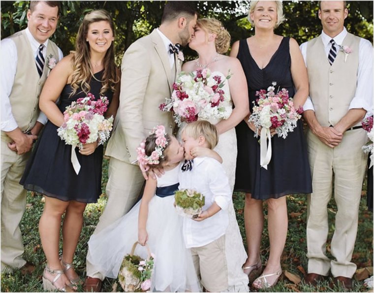 Знаменитости на свадьбе своих детей одежда