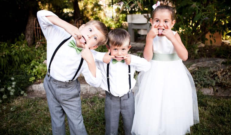 Свадьба с маленьким ребенком