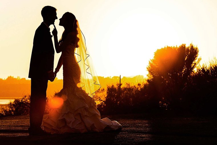 Свадьба на закате