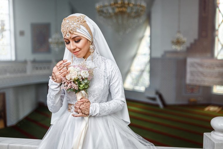 Свадебный наряд мусульманки