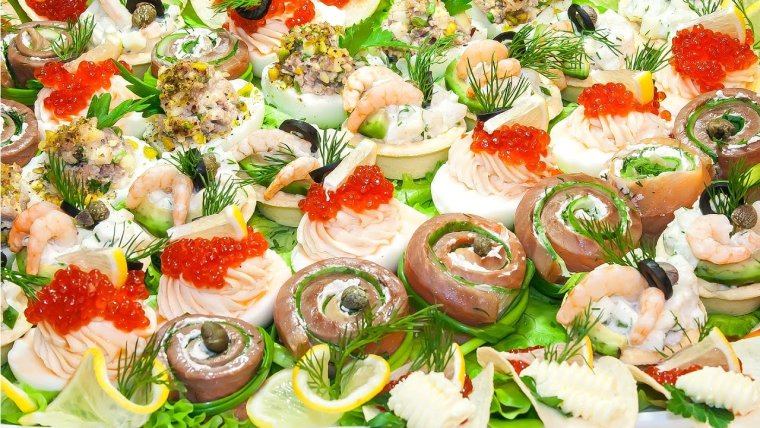 Красивые закуски на праздничный
