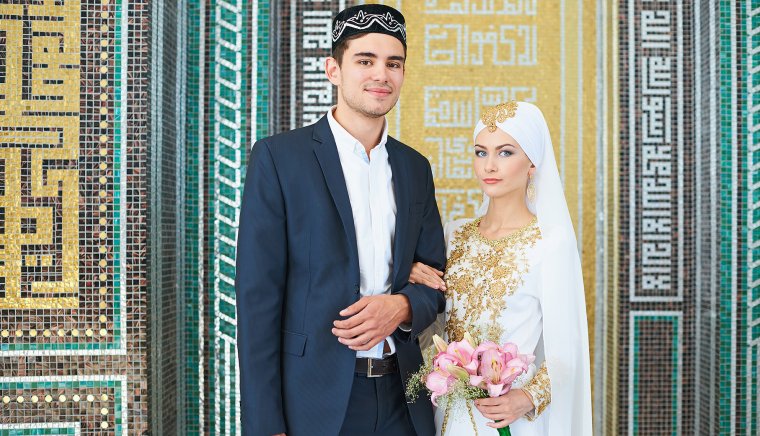 Никах фотосессия в мечети