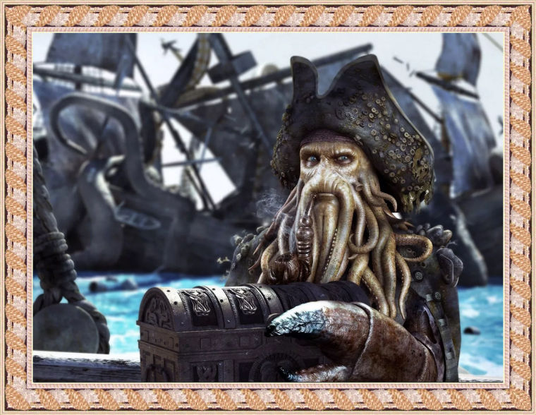 Гектор Барбосса и Джек Воробей