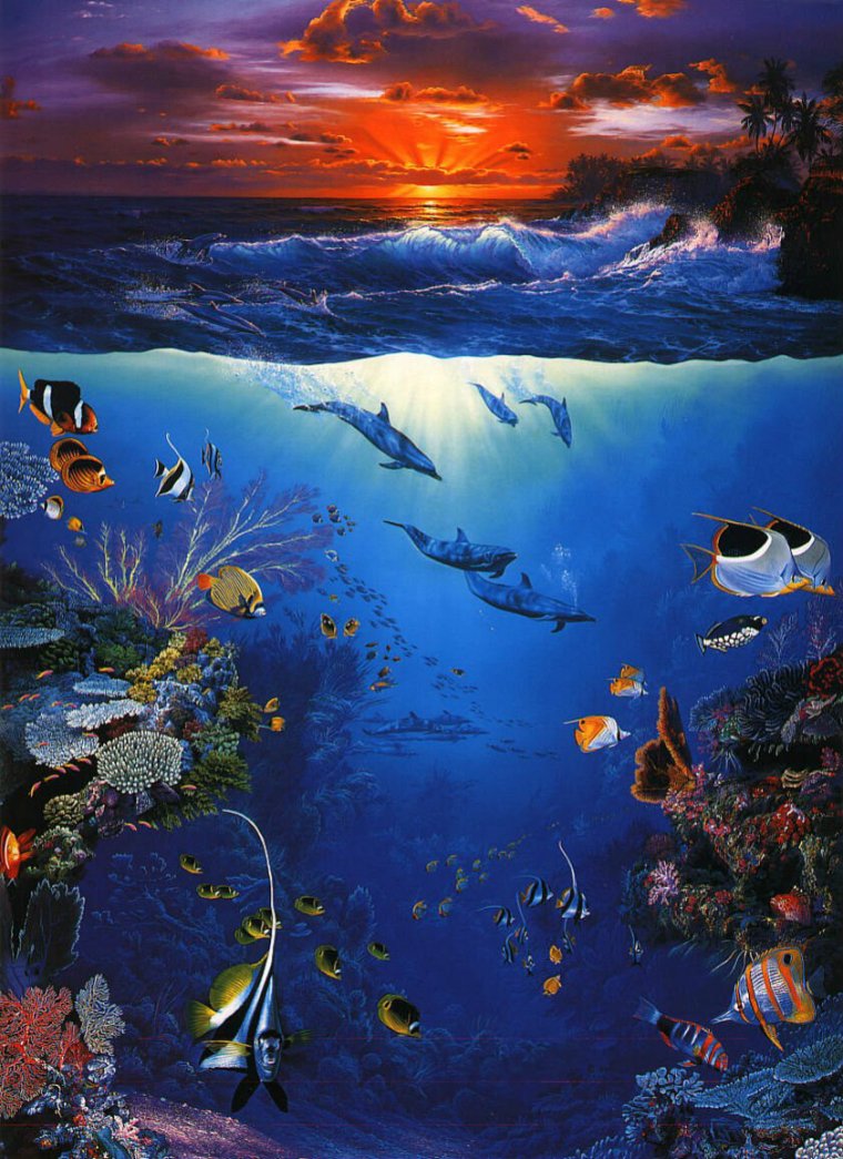 Гавайский художник Кристиан Лассен