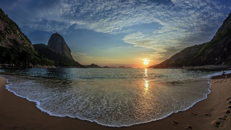 Природа море горы