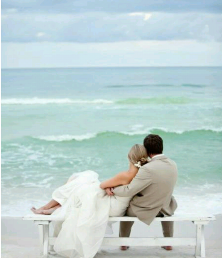 Пляж любовь