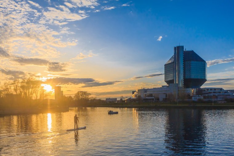 Минское море осенью