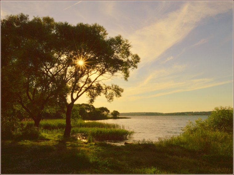 Беларусь Заславское водохранилище