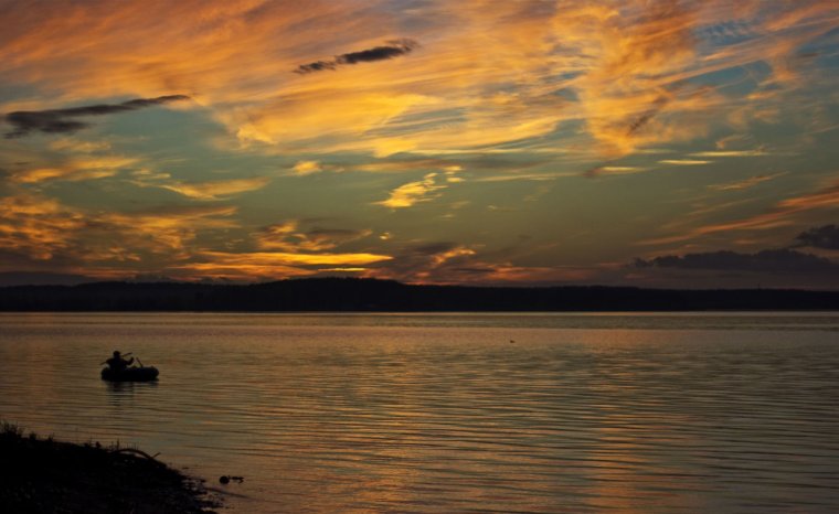 Пляж в 5 утра