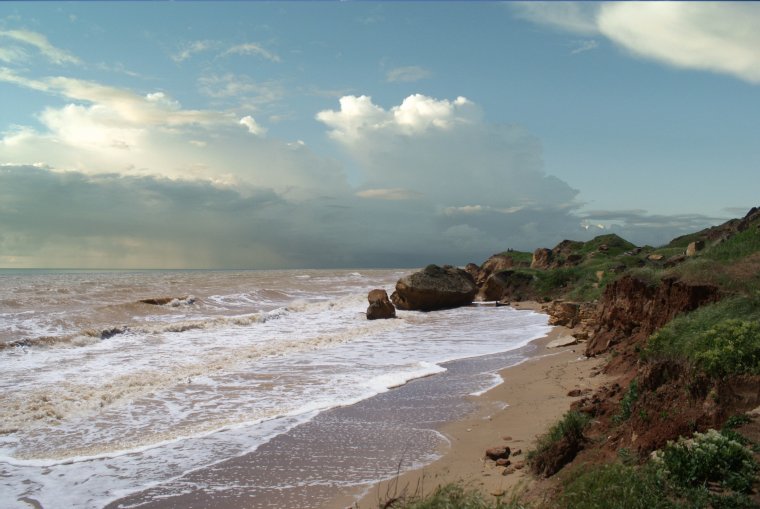 Пейзаж черное море Херсонес