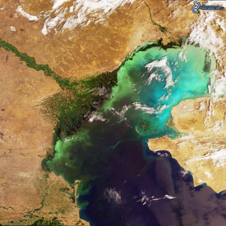 Аравийский полуостров из космоса