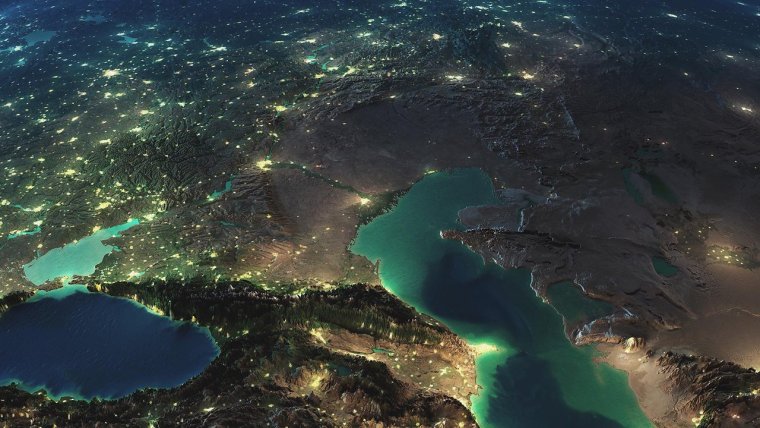 Каспийское море и Аральское море