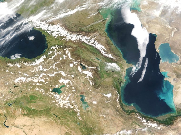 Большой Барьерный риф вид с космоса