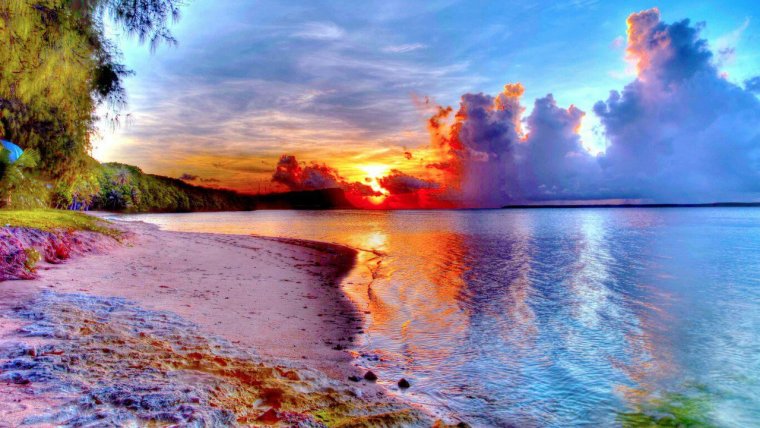 Самый красивый рассвет на море