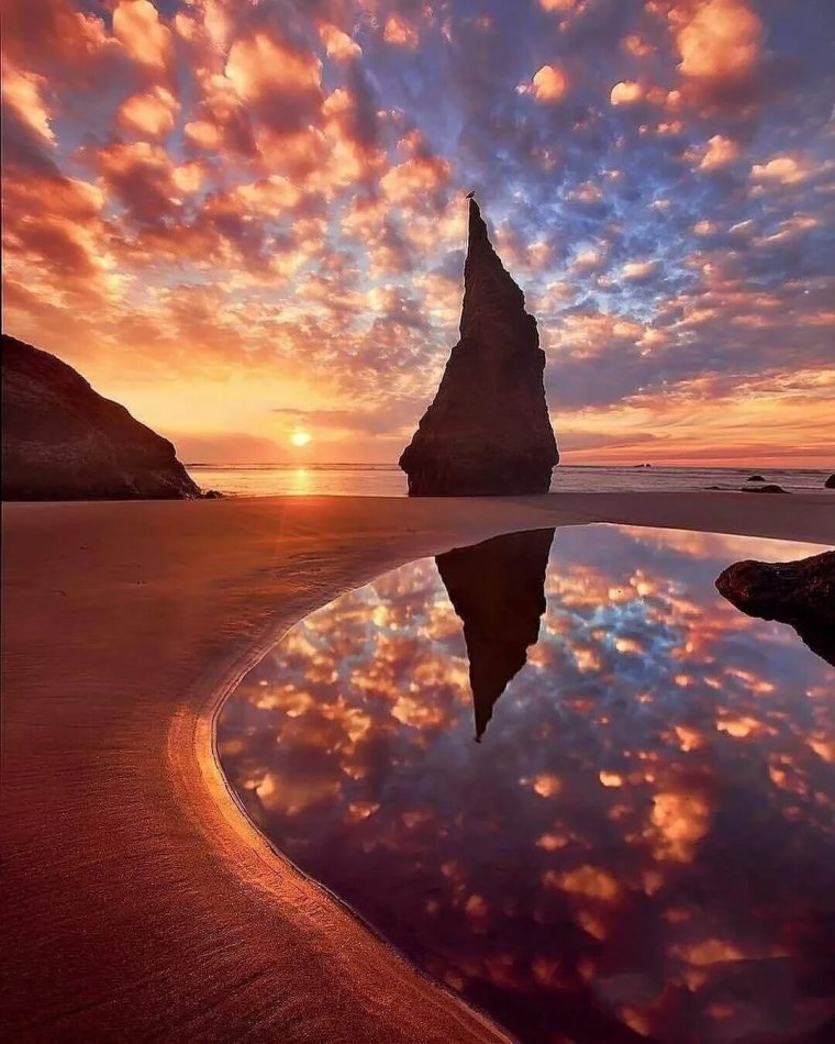 Необычный закат