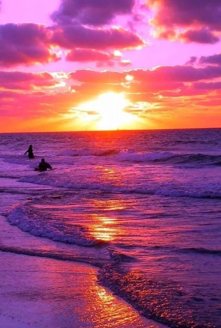 Красивый закат