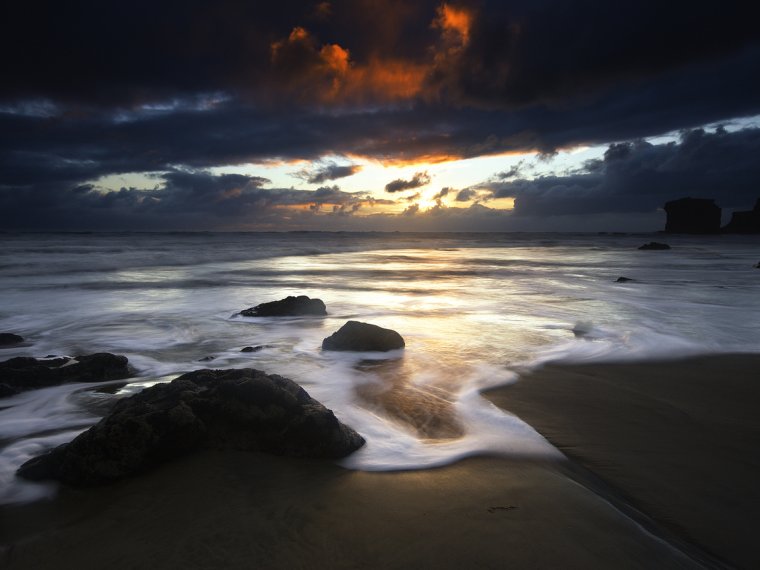 Вечер на море