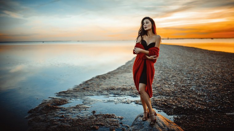 Позы для фотосессии возле воды