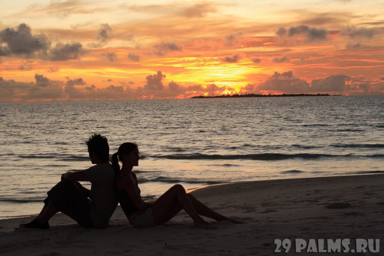 Двое на берегу океана