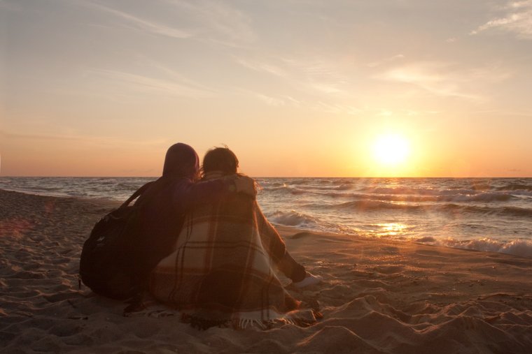 Закат вдвоем