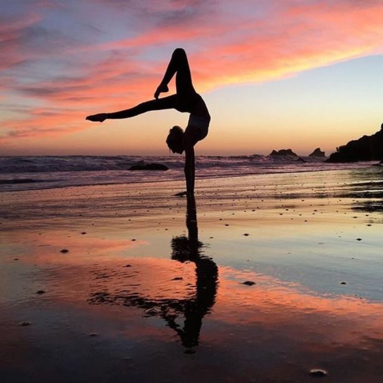 Гимнастика на пляже