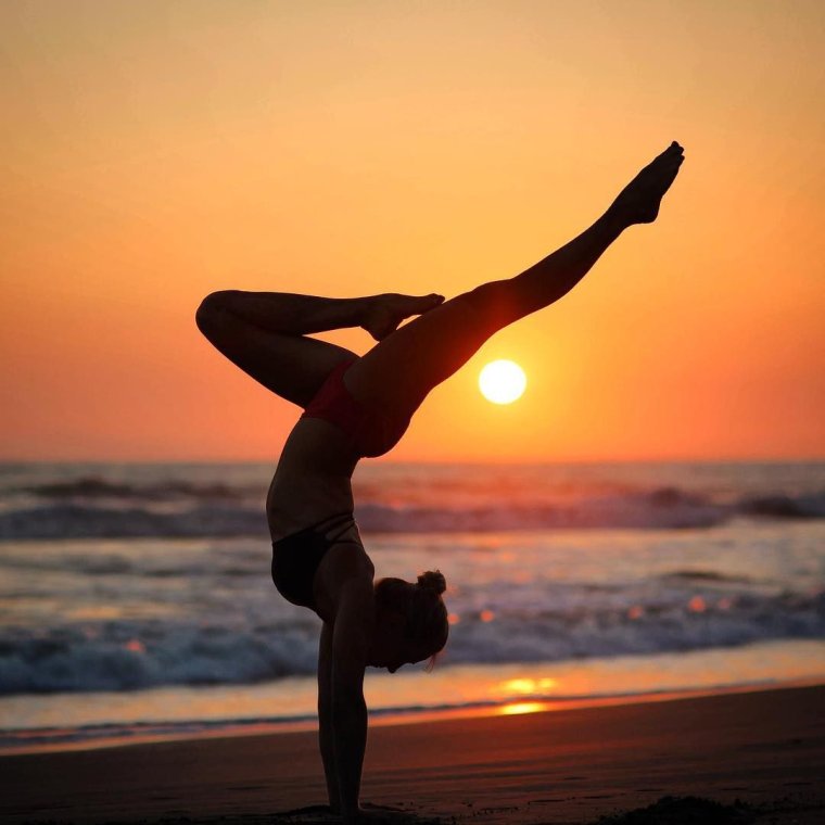 Йога фотосессия