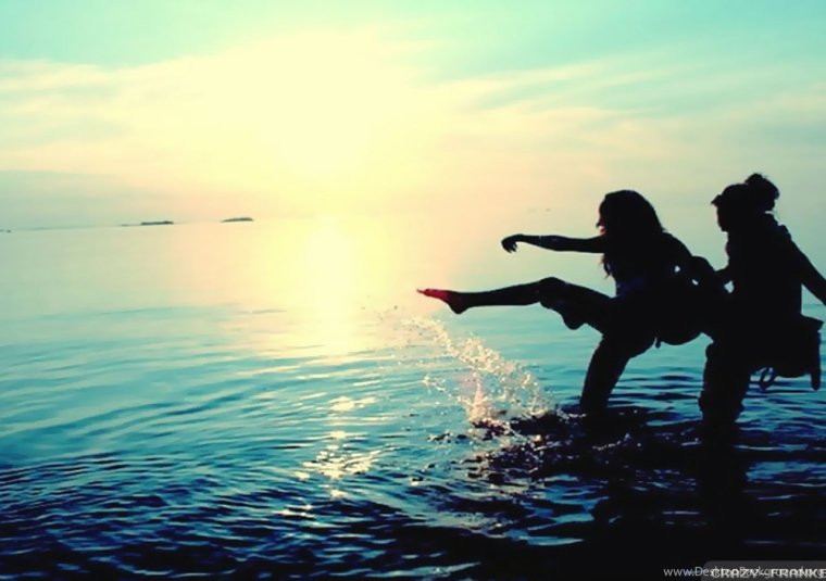 Ночь с подругой на море