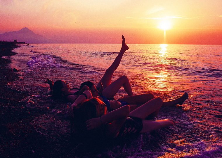 Лето море веселье