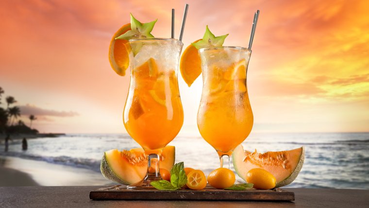 Коктейль на пляже