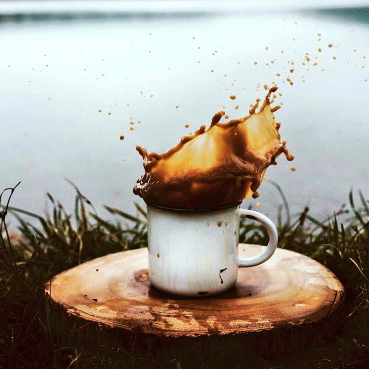 Кофе море осень