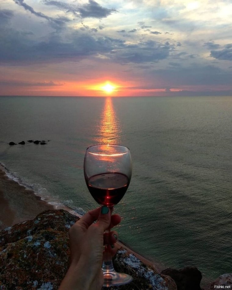 Вино на закате