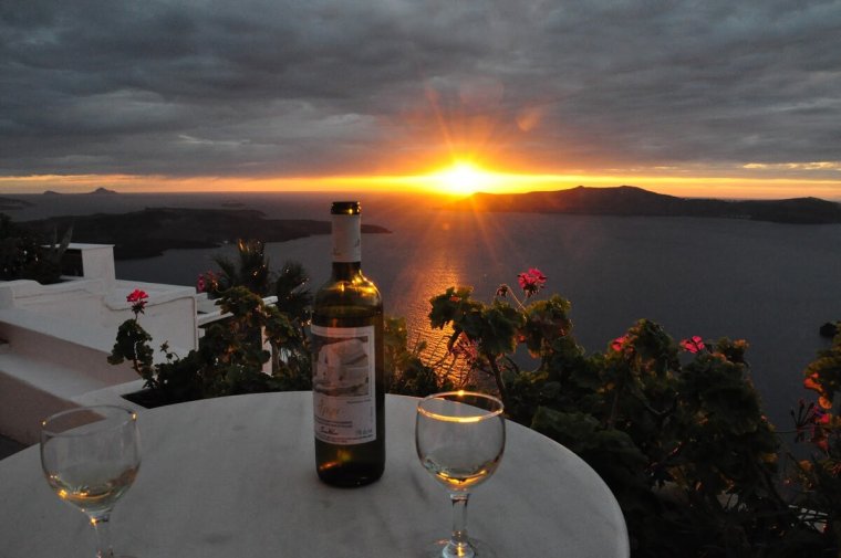 Романтический вечер в горах